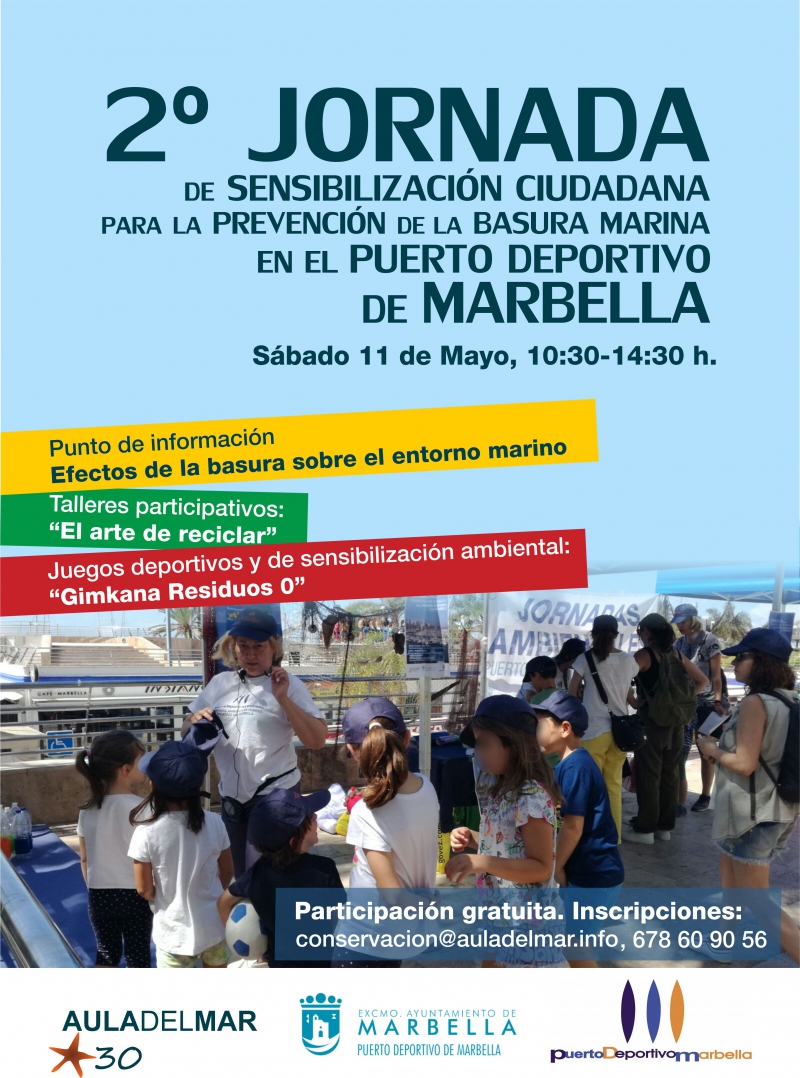 2ª Jornada de sensibilización ciudadana para la prevención de la basura marina