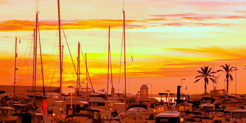Imágenes del puerto deportivo de Marbella