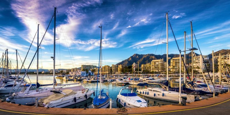Imágenes del puerto deportivo de Marbella